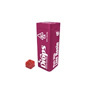 Raspberry (Raspberry Parfait) | Rosy 1:2 (CBD:THC) (20pk) Live Rosin Jellies | Drops