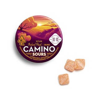 CAMINO - Sour Orchard Peach (Balance) Gummies - 10:10 THC:CBD - 100mg - Camino