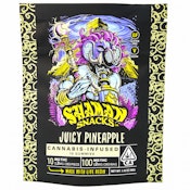 Juicy Pineapple 100mg 10 Pack Live Resin Gummies - Shaman Extracts