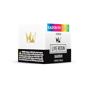 WEST COAST CURE - RAINBOW BELTS LIVE RESIN BADDER 1G - WEST COAST CURE