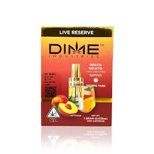 DIME INDUSTRIES - DIME INDUSTRIES - Cartridge - Peach Mojito - Live Reserve - 1G