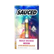 SAUCED: MAUI WOWIE 1G LIVE RESIN CART