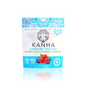 KANHA - KANHA - Edible - Blue Raspberry - Gummies - 100MG 