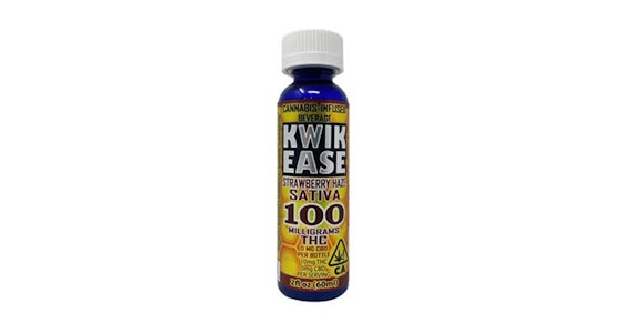 Kwik Ease - Kwik Ease - Strawberry Haze Beverage - 100mg
