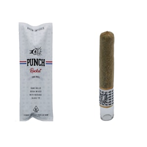 Punch Edibles & Extracts - 1.6g Punch Rocket - Grapes N Cream x Modified Grapes Live Rosin Infused Pre-Roll (w/ glass tip)