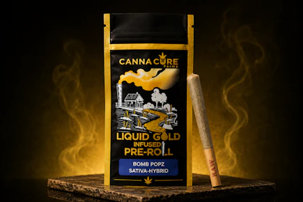 Canna Cure | 1g Infused Pre-roll | Bomb Popz | Sativa-Hybrid