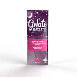 Gelato - French Toast 1g Live Resin Disposable Vape - Gelato