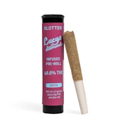 Blotter - Lucys with Diamonds - Raspberry Cough - Kief Coated - Diamond Infused - .7g - Preroll 3pk