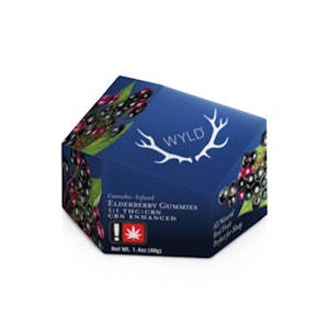 WYLD - WYLD Elderberry 2:1 THC:CBN Gummies