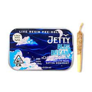 JETTY EXTRACTS - 5pk - Blue Dream X Cherry Punch - Live Resin - 3.5g (S) Jetty