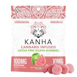 KANHA - Kanha Sativa Pink Guava Gummies 100mg