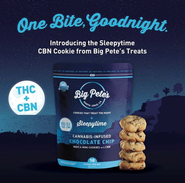 Big Pete's Treats - [Big Pete's] THC:CBN Cookies - 150mg - 2:1 Sleepytime Chocolate Chip (I) Main Image