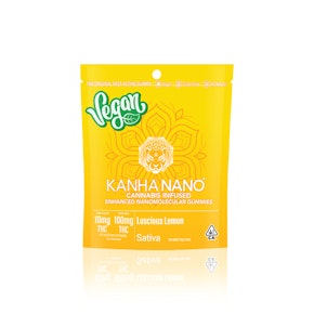 KANHA - Edible - Luscious Lemon - NANO - Gummies - 100MG