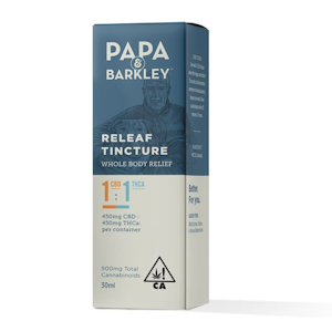 PAPA & BARKLEY - Papa & Barkley - 1:1a Releaf Tincture THCa:CBD 15ml 225mg