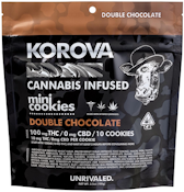 Korova - Double Chocolate Mini Cookies 100mg