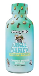 UNCLE ARNIE'S - [Uncle Arnie's] THC Beverage - 100mg - Pineapple Punch (H)