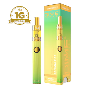 Dime Industries - Dime | Banana MAC 1g (Hybrid) - Live Reserve AIO Vape Pen