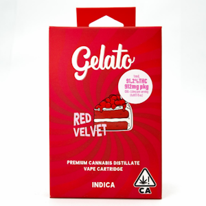 Gelato - Red Velvet 1g Distillate Cart  - Gelato