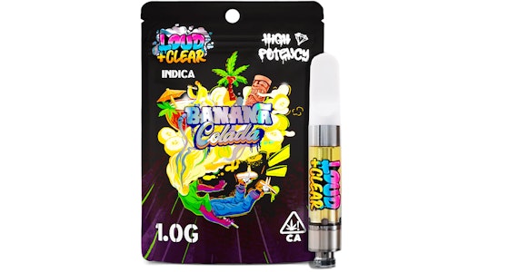 Loud+Clear - Loud + Clear - Banana Colada High Potency Cartridge - 1g