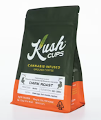 Kush Cups : 5mg Per serving/ 100mg Cannabis Infused Ground Coffee - Dark Roast