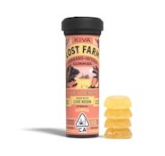 Kiva - Lost Farms - Sativa - Juicy Peach - 10pk - Live Resin Gummies - (100mg THC)