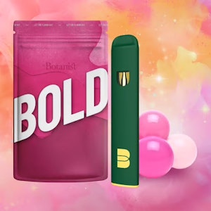 THE BOTANIST - The Botanist | BOLD Disposable | Bubblegum | 1g