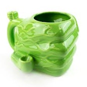 Glass - Fist Mug Painted Ceramic pipe