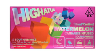 Highatus - Watermelon Sour Gummies - 100mg
