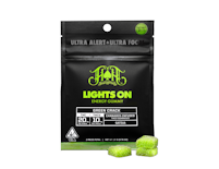 Heavy Hitters - 100mg THCv Gummies - Lights On - Green Crack