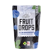 Fruit Drops | Blue Raspberry | Soft Chew Edibles | 10pk | DOH | 100mg THC : 100mg CBD