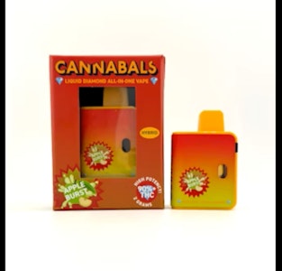 CANNABALS - Cannabals - Apple Burst - 2g Live Liquid Diamonds AIO