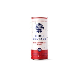 Strawberry Kiwi | High Seltzer 12oz (Single) 10mg THC | Pabst Labs