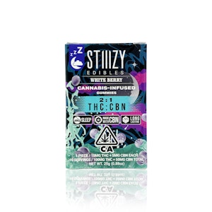 STIIIZY - STIIIZY - Edible - White Berry - 2:1 THC:CBN - Gummies - 100MG