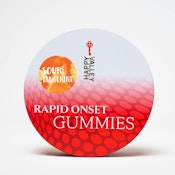 Sour Tangerine Rapid Onset Gummies - 100mg - Happy Valley