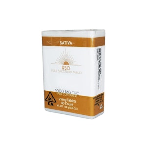 EMERALD BAY EXTRACTS - Rolls Choice | 25mg/1000mg (40pk) Sativa RSO Tablets | Emerald Bay Extracts