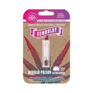 Humboldt Seed Company - Humboldt Seed Company Durban Poison Seeds 10-Pack (Feminized Autoflower) (S)