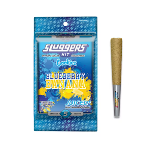 Sluggers - SLUGGERS | BLUEBERRY BANANA - 5PK INFUSED | PREROLL | 3.5G