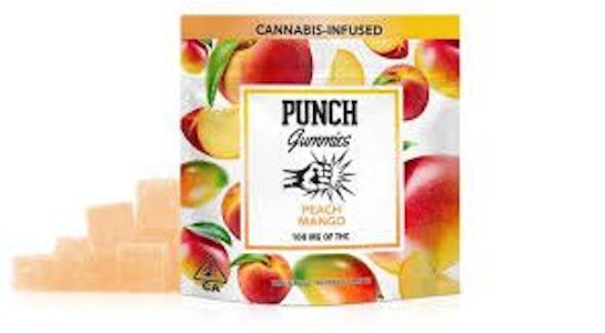 Punch - [Punch] THC Gummies -100mg - Peach Mango (H)