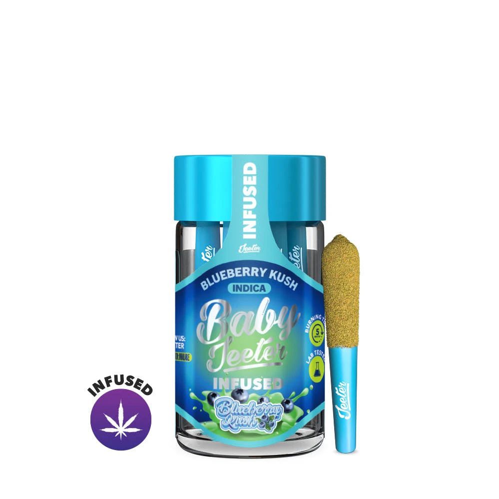 Jeeter - Baby Jeeter - 5pk Infused Prerolls - Blueberry Kush Main Image