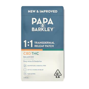 Papa and Barkley - Patch - 1CBD:1THC - 30mg