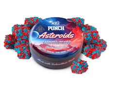 Punch Edibles - Cherry Razz Storm - Solventless Asteroids - 100MG