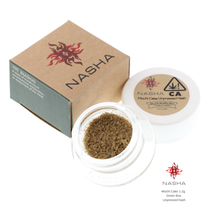 NASHA - Mochi Cake - 1.2g (H) - Green Unpressed Hash - Nasha