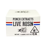 Punch Extracts Sour Garlic x Canal St. Live Rosin Badder (Tier 4) 1g