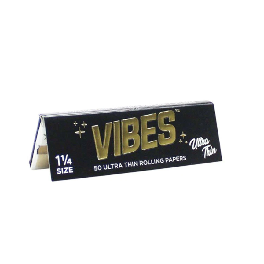 Nexus - Vibes Black/Ultra Thin 1 1/4" Rolling Papers Main Image