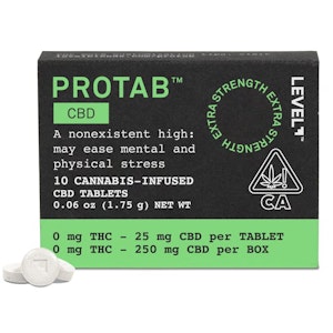 LEVEL - Level Protab - CBD 10pk Tablets - 250mg