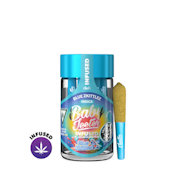 JEETER: *NEW* Blue Zkittlez Liquid Diamonds Quad-Infused Baby Jeeter .5g Pre-Rolls 5pk/2.5g (I)