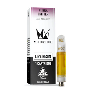 West Coast Cure - CUREPEN LIVE RESIN - BUBBA FRITTER 1G - WEST COAST CURE