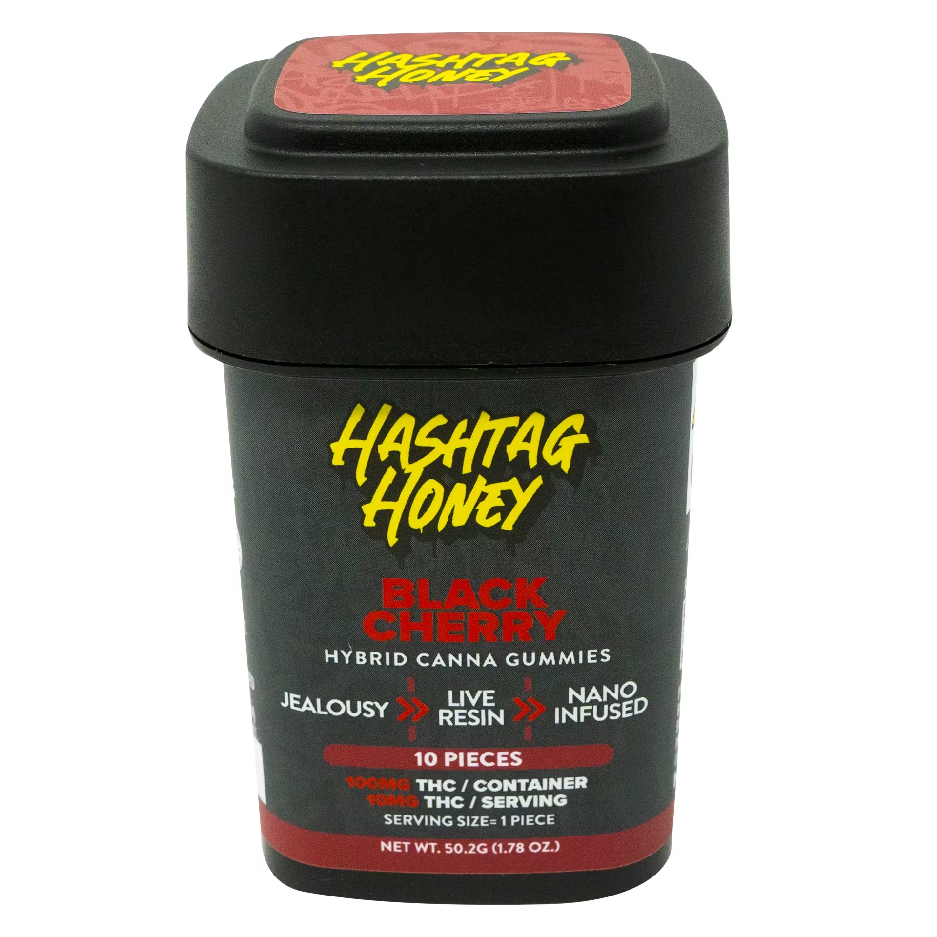 Black Cherry - Live Resin Nano Infused Gummies 10pk