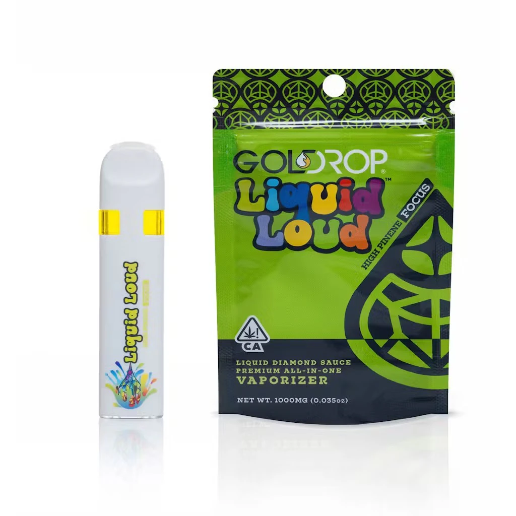 GoldDrop - Electric Punch 73.5% THC | Gold Drop | 1g Liquid Loud Diamond Sauce All-In-One Main Image