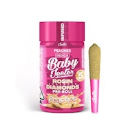 Baby Jeeters .5g x 5 Peaches Quad-Infused Indica